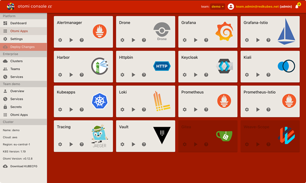 Otomi-Kubernetes-Desktop