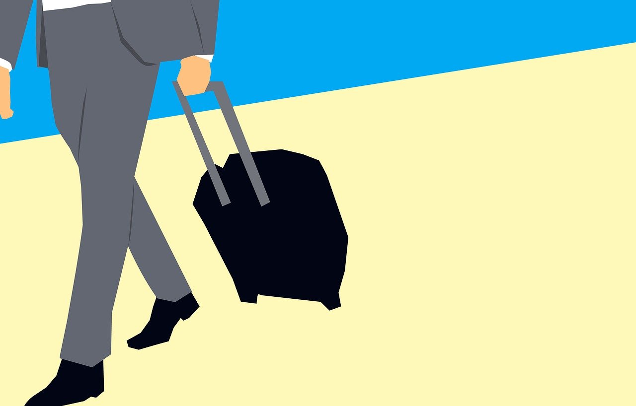 businessman luggage