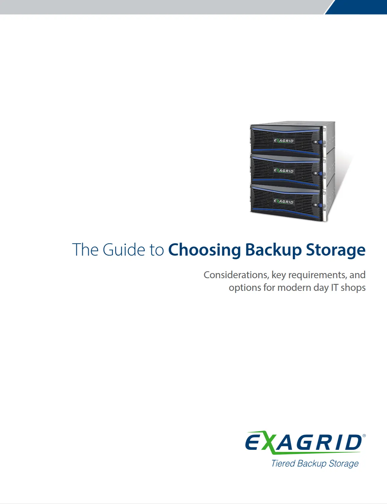 guide to choosing backup storage