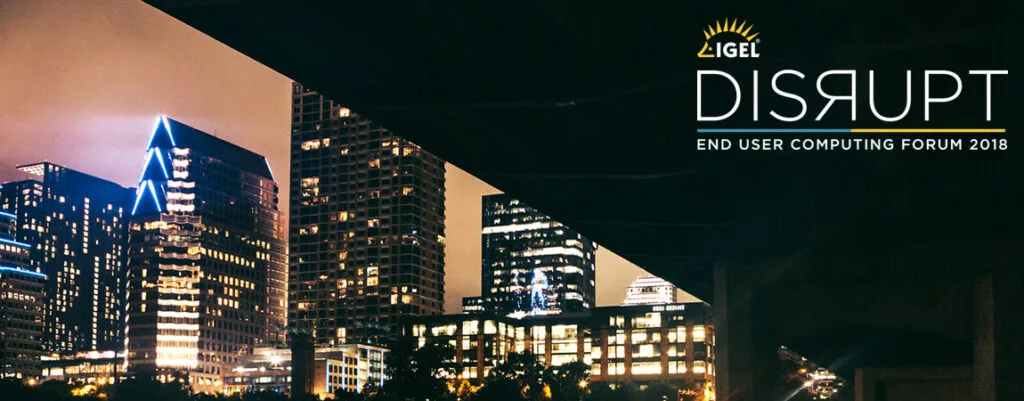 igel disrupt 2018 slider