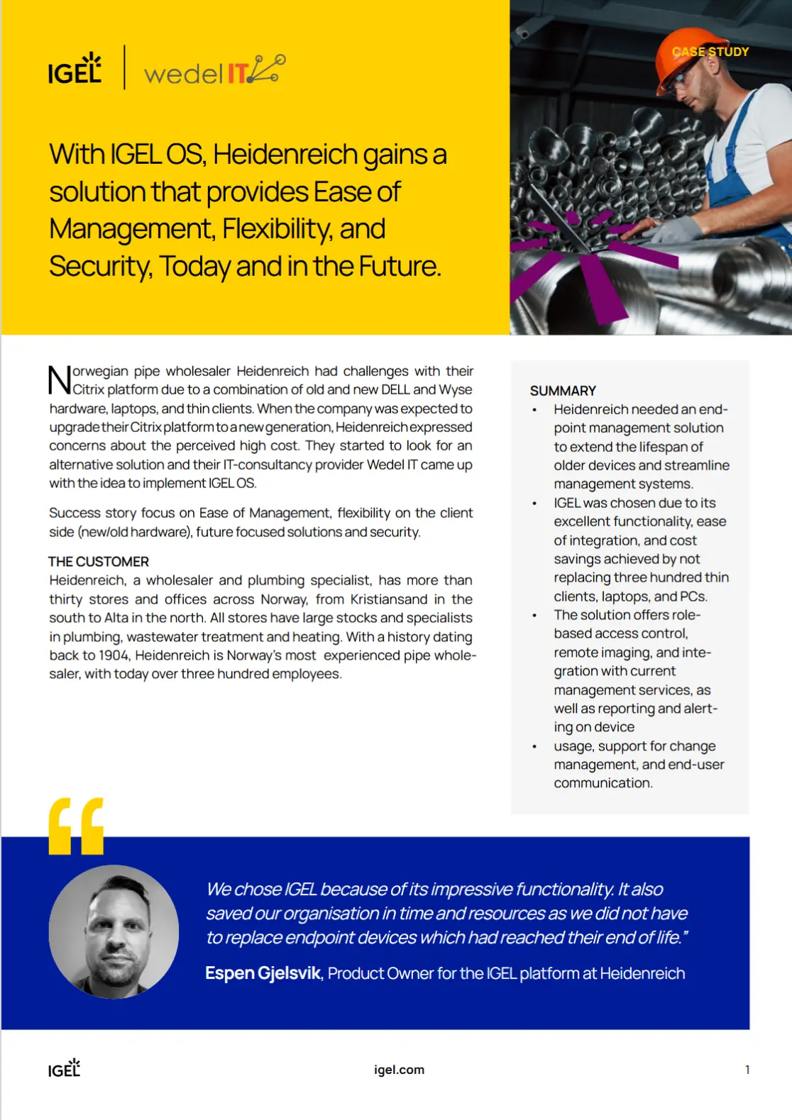 igel heidenreich case study