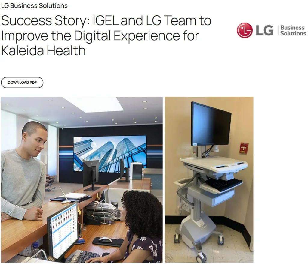 igel lg team kaleida health