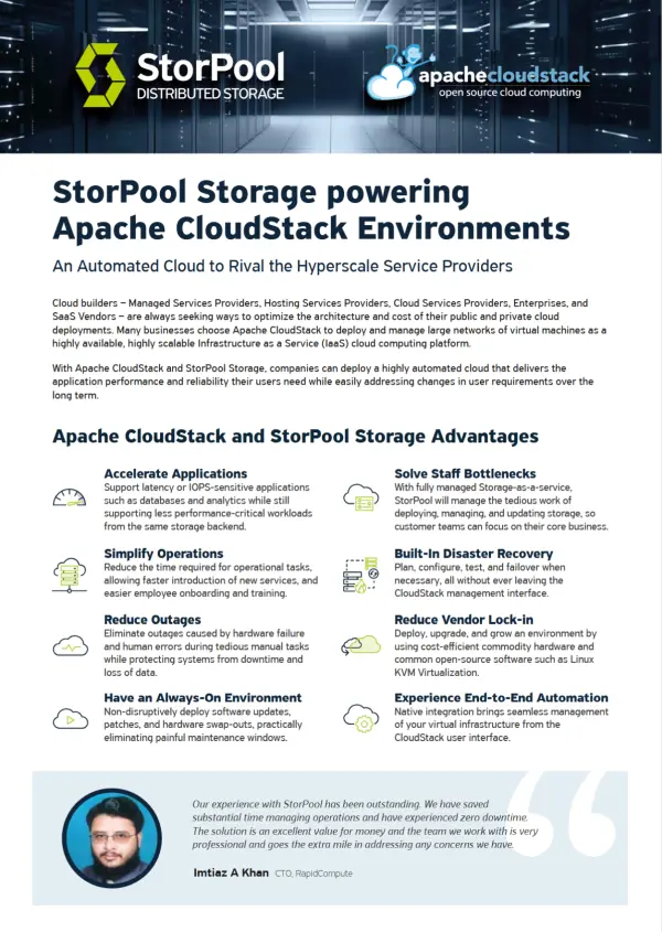 storpool storage apache cloudstack